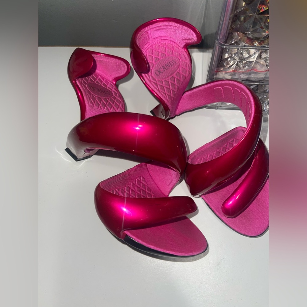 Pink heels size 9